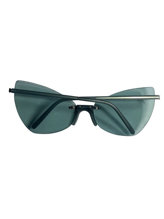 Andy Wolf White Heat Rimless Sunglasses in Sea Blue main image 8